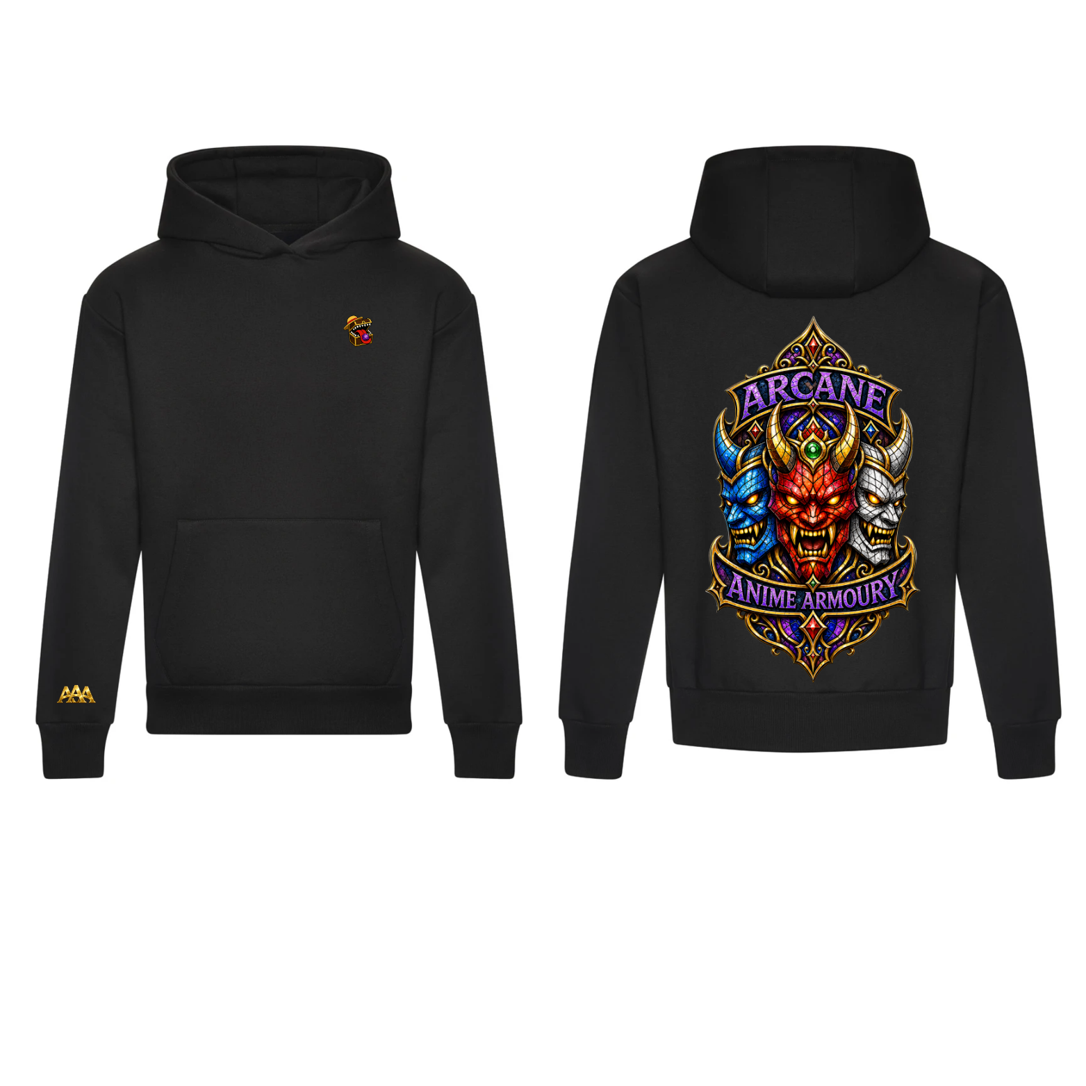 Stained Glass Oni Hoodie