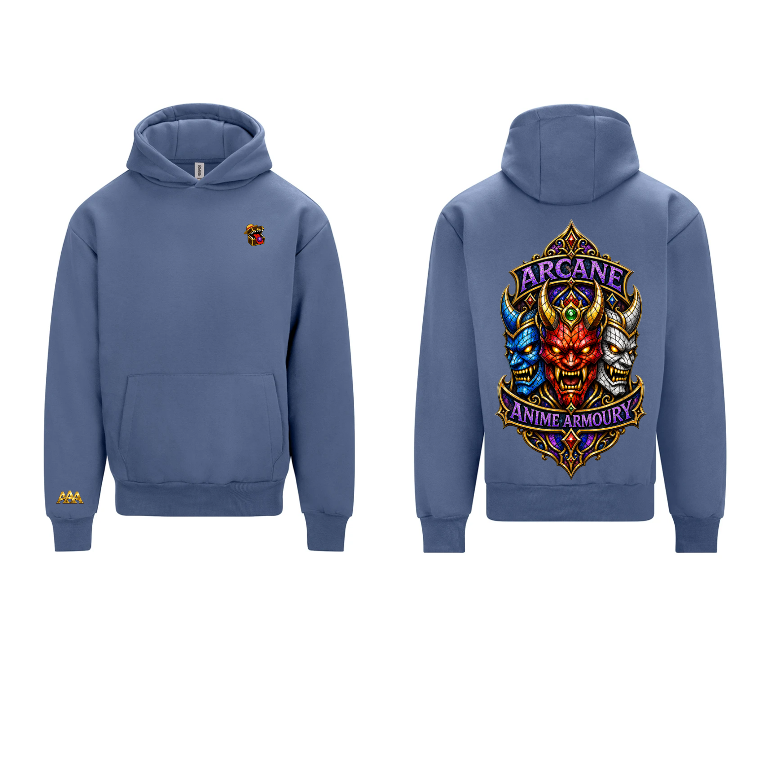 Stained Glass Oni Hoodie