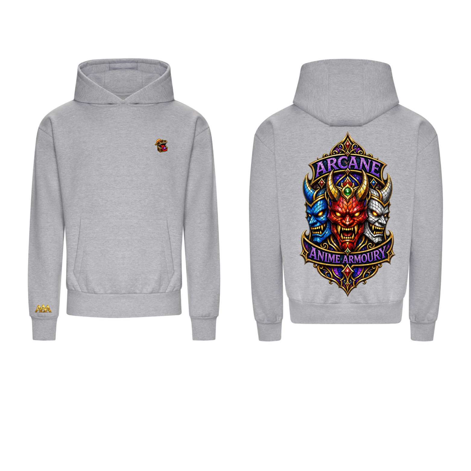 Stained Glass Oni Hoodie
