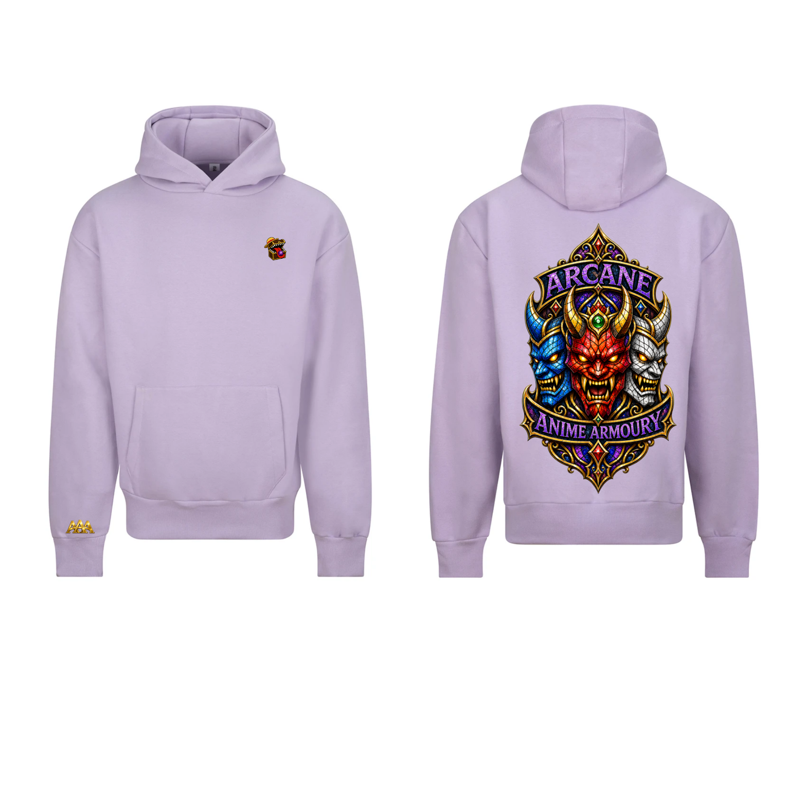 Stained Glass Oni Hoodie