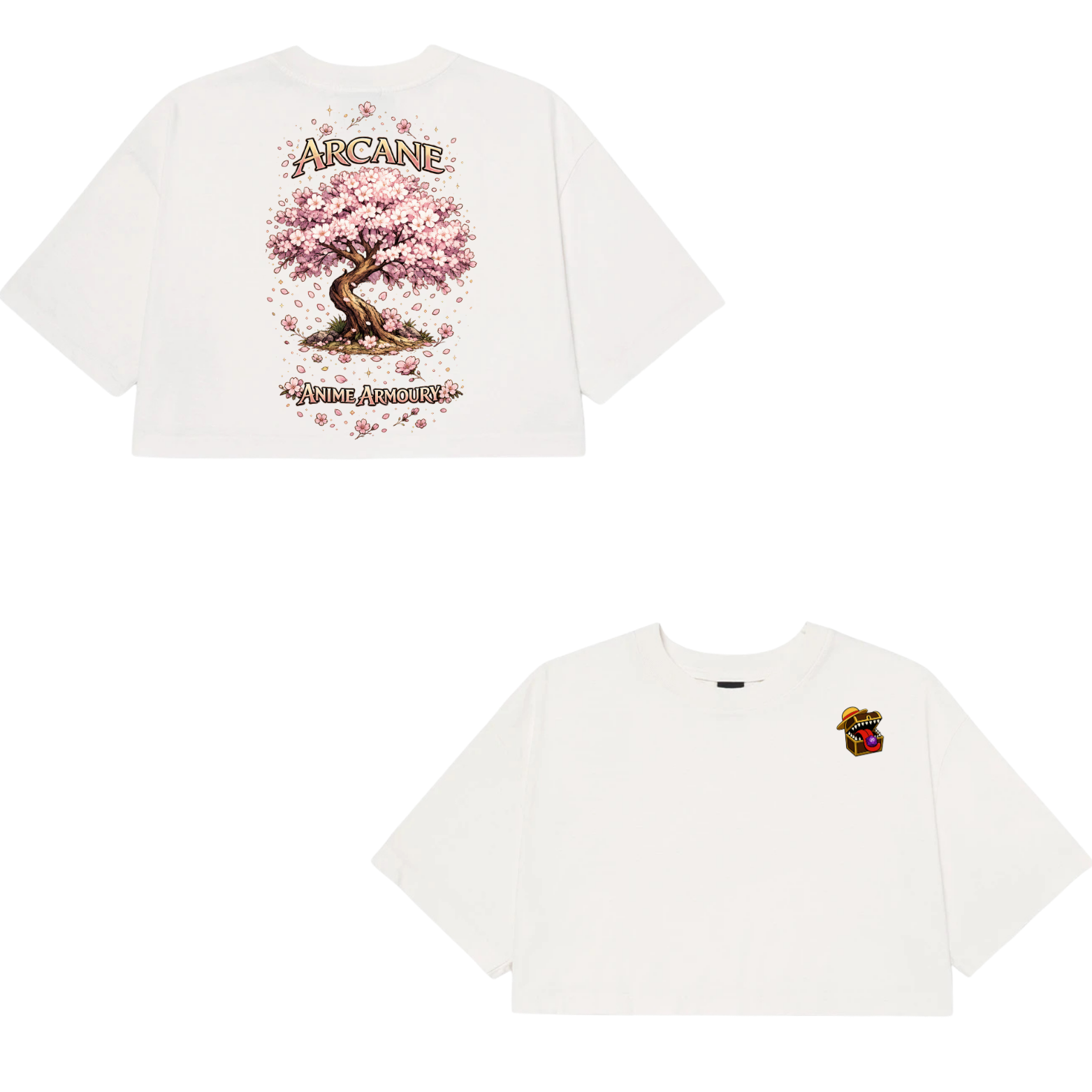 Cherry Blossom Cropped Tshirt