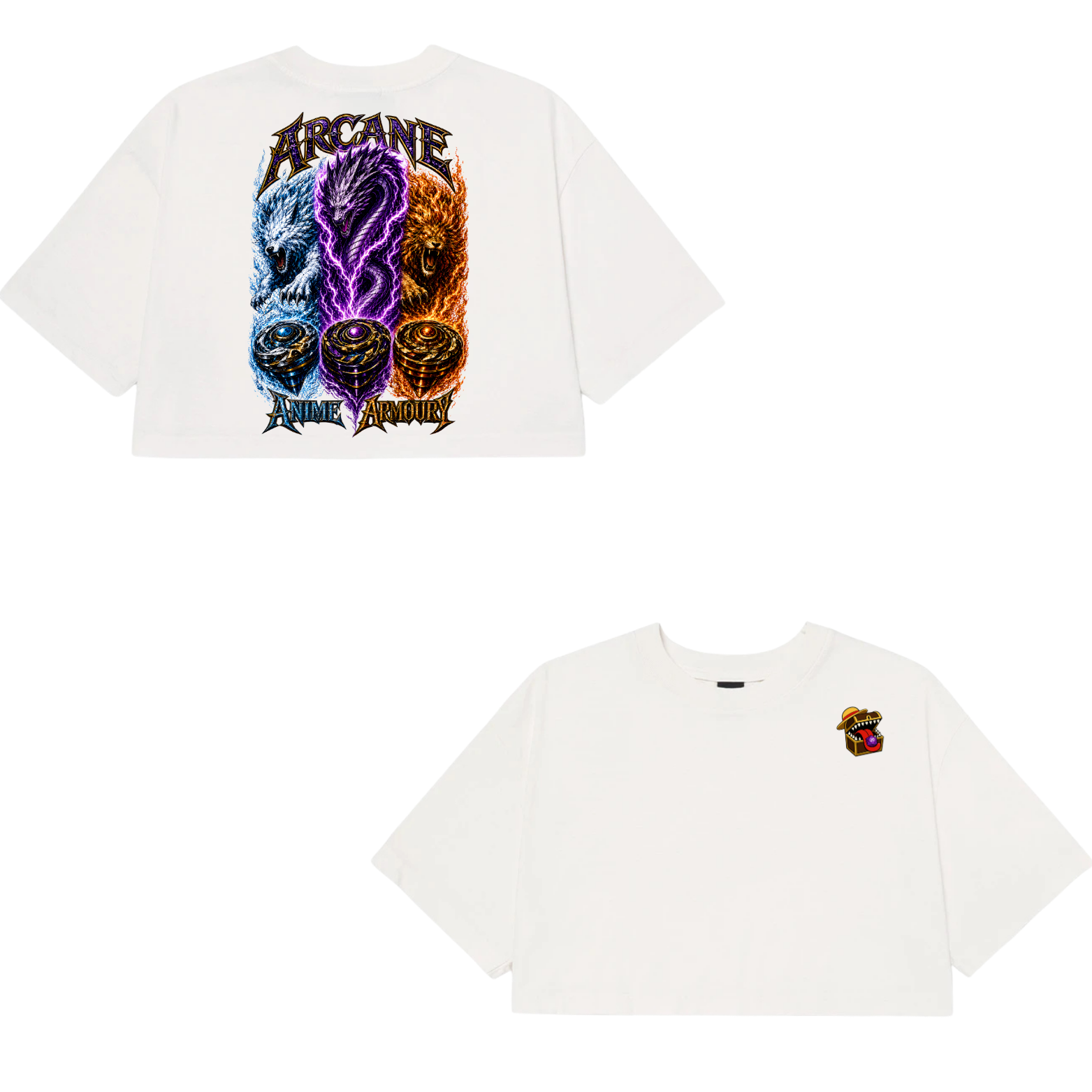 Beyblade Cropped Tshirt