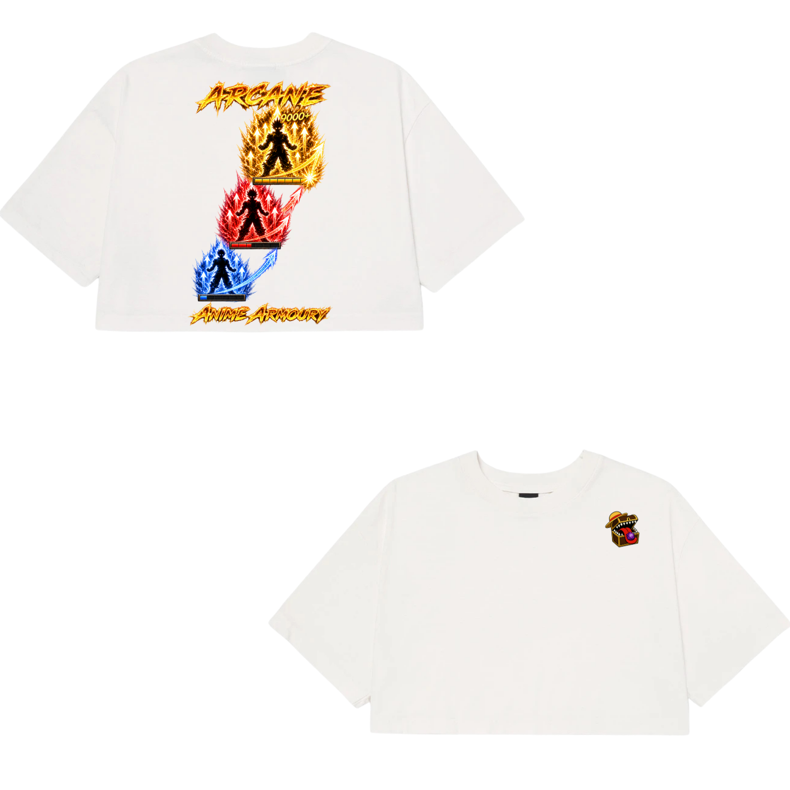 Power Up Cropped Tshirt