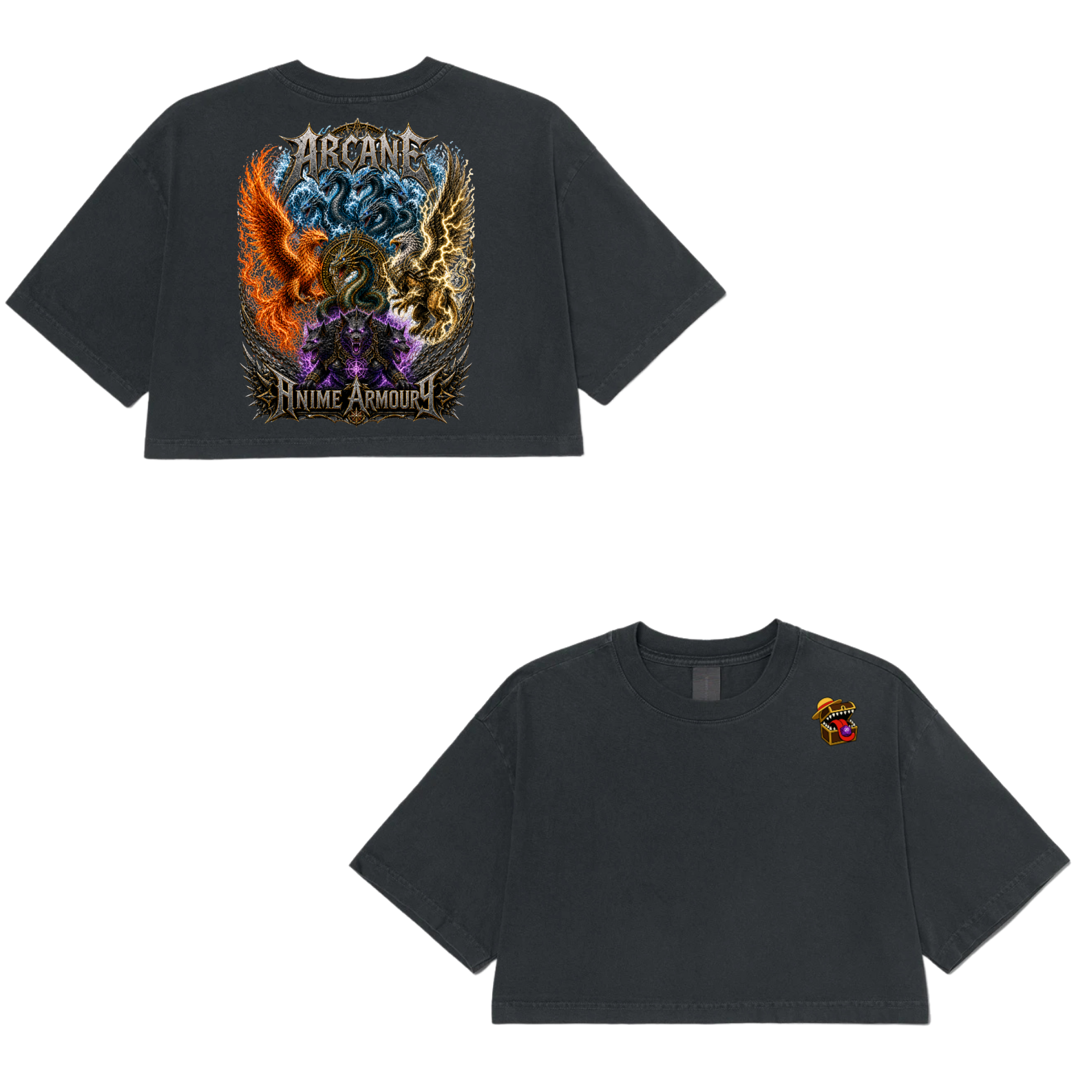 Mythical Beast Cropped Tshirt