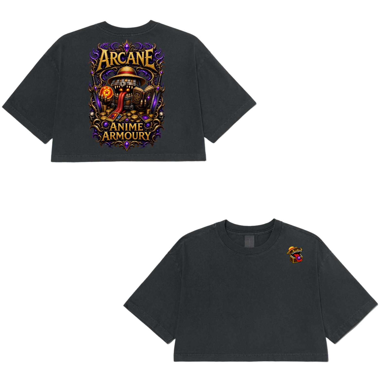 Mimic Chest Cropped Tshirt