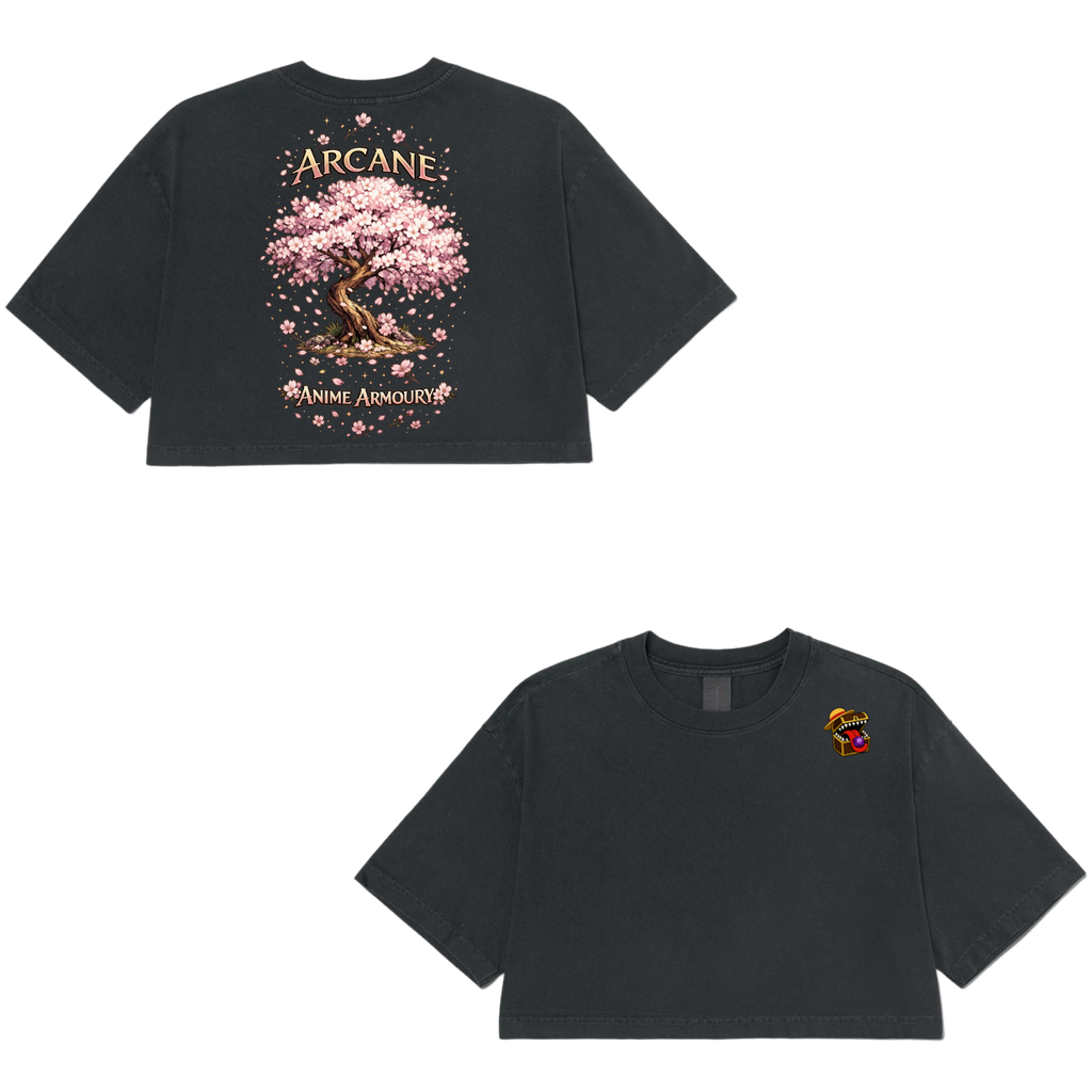 Cherry Blossom Cropped Tshirt