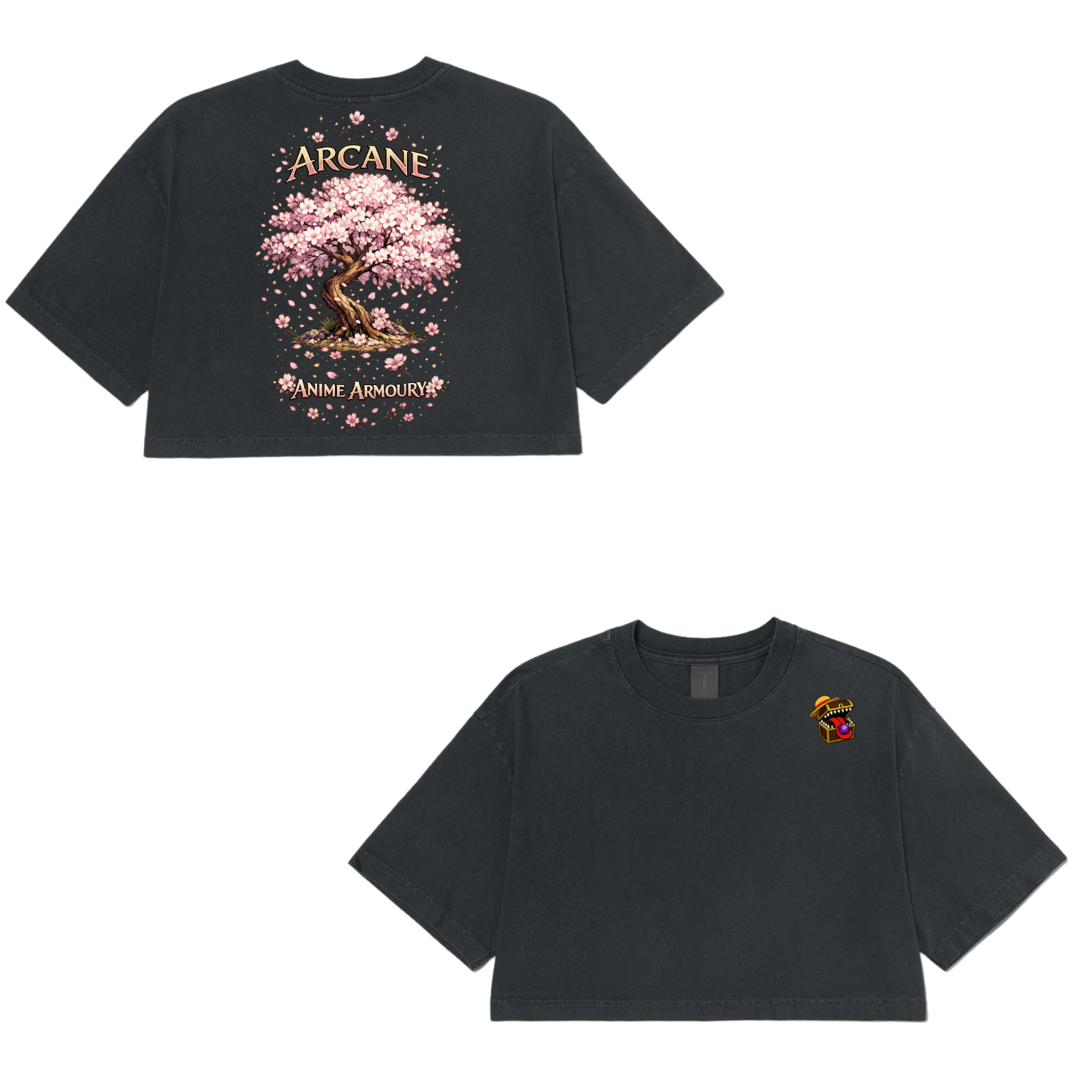 Cherry Blossom Cropped Tshirt