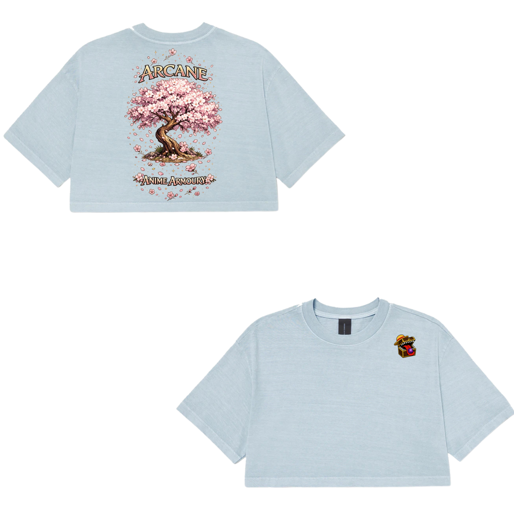 Cherry Blossom Cropped Tshirt