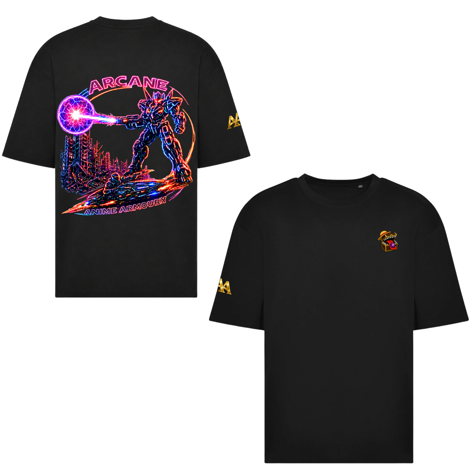 Neon Mech Overszied Tshirt