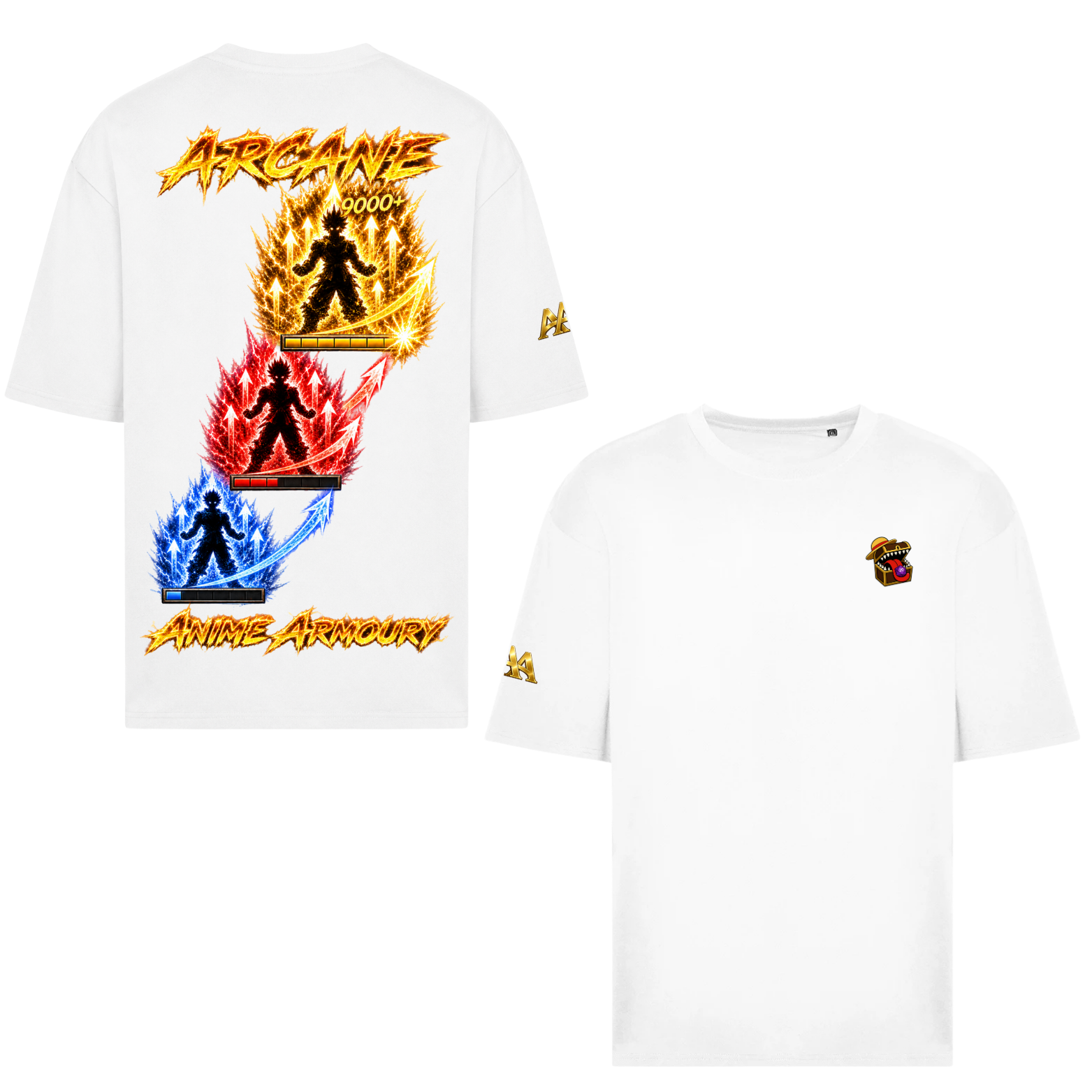 Power Up Overszied Tshirt