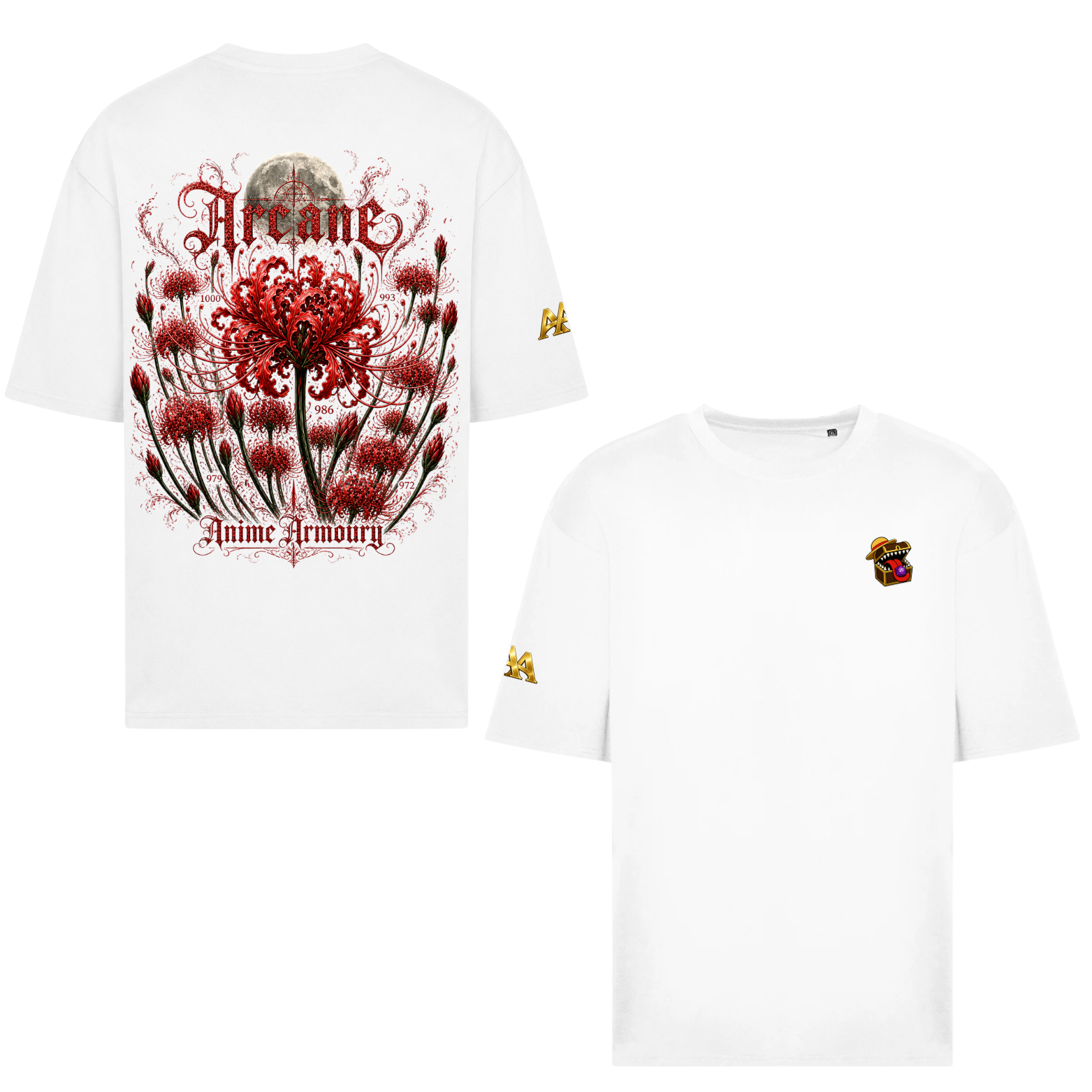 Red Spider Lily Oversized Tshirt
