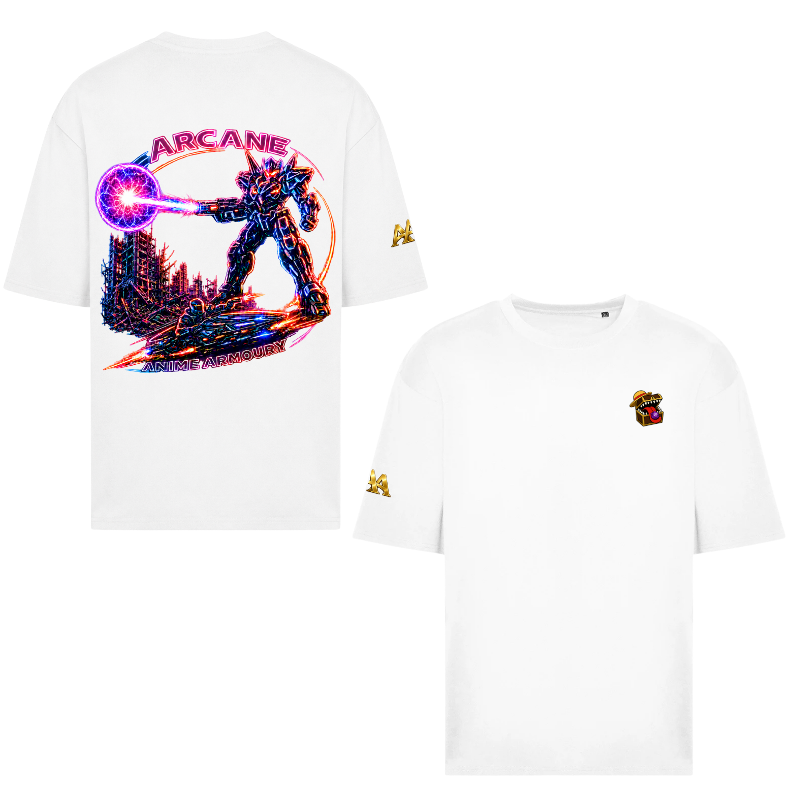 Neon Mech Overszied Tshirt