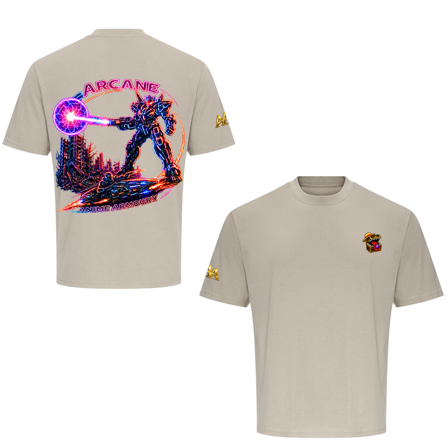 Neon Mech Overszied Tshirt