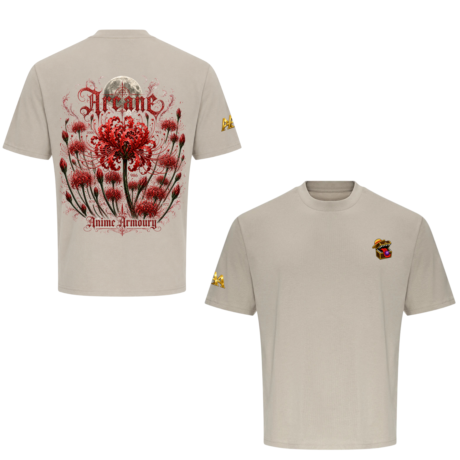 Red Spider Lily Oversized Tshirt