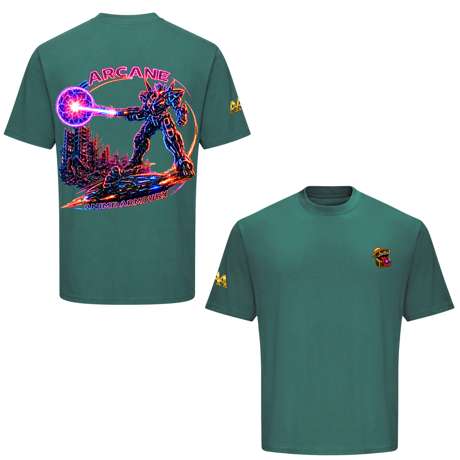 Neon Mech Overszied Tshirt