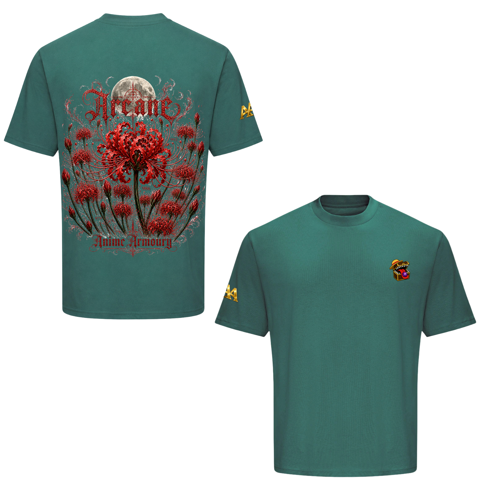 Red Spider Lily Oversized Tshirt