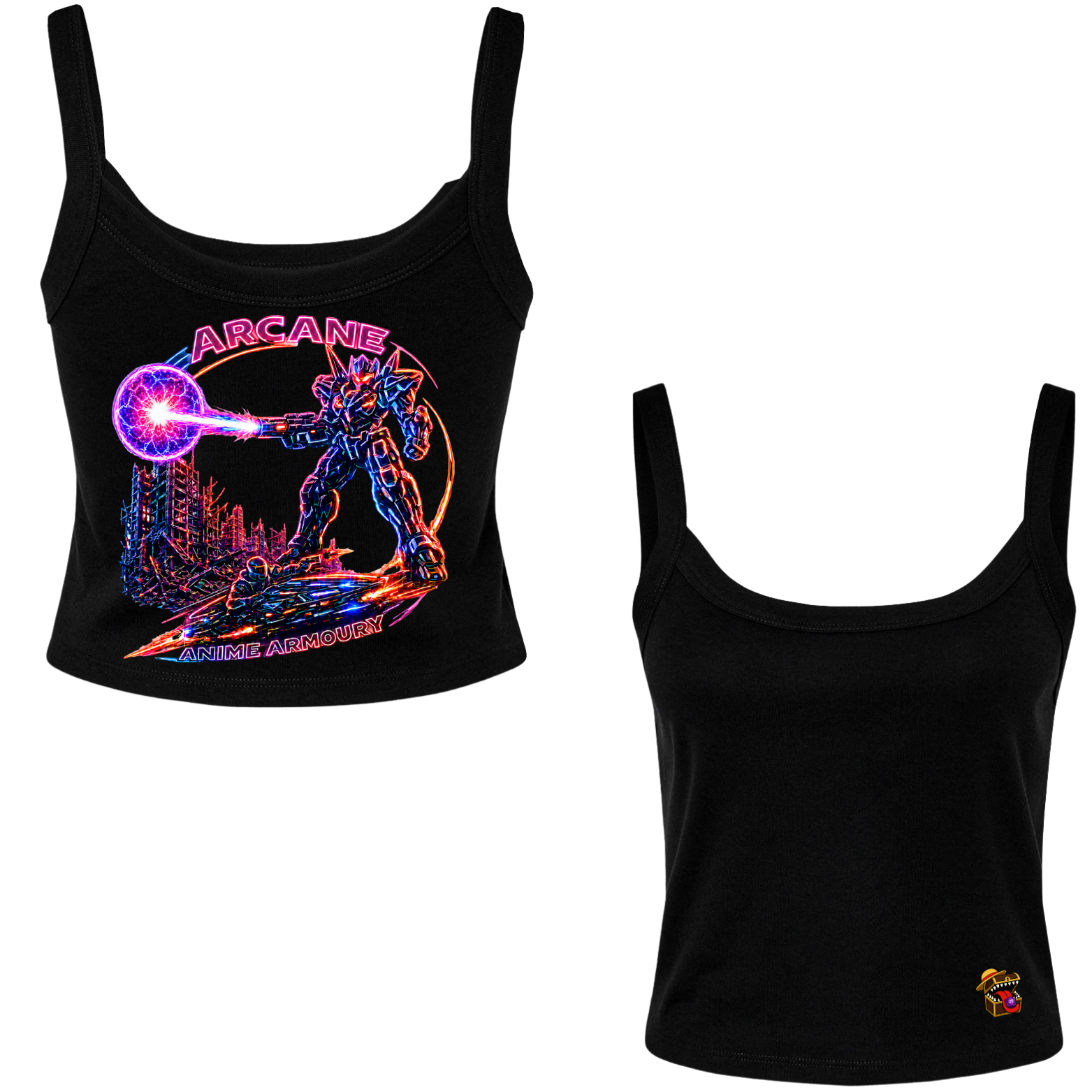 Neon Mech Women's Micro Tank Top