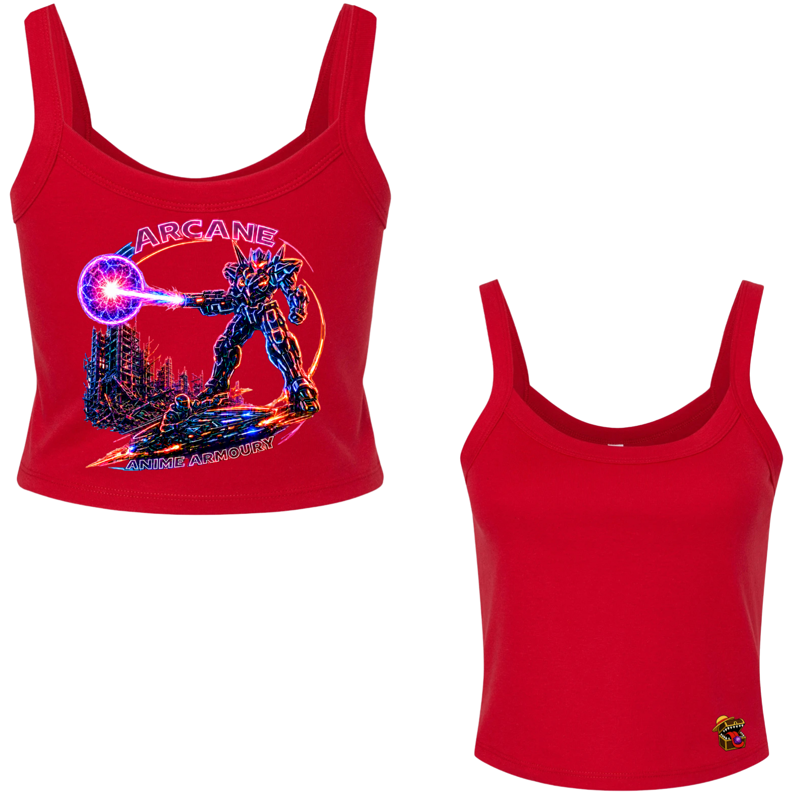 Neon Mech Women's Micro Tank Top