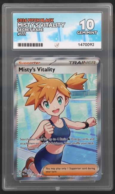Misty's Vitality 111/084 • Ultra Rare • Holo Ace 10