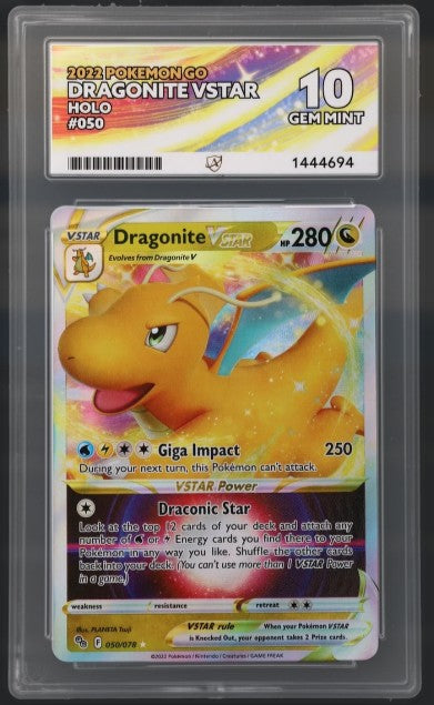 Share Dragonite Vstar 050/078• Holo Rare VSTAR Ace 10