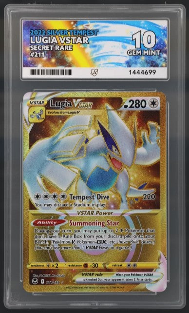 Lugia Vstar 211/195• Rare SecretAce 10