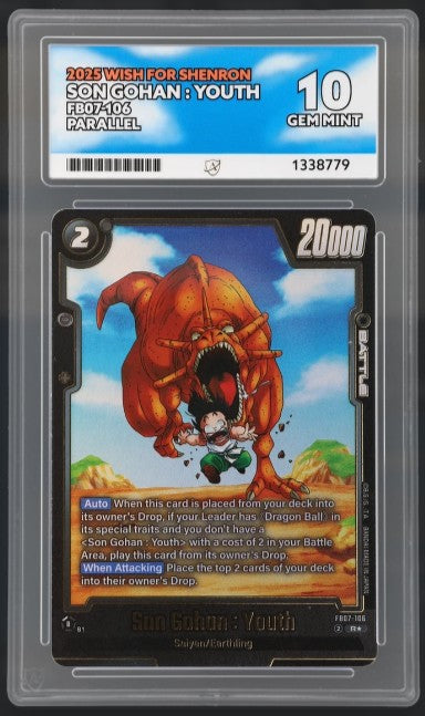Son Gohan Youth Alt Rare FB07-106 Ace 10