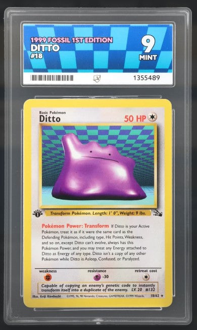 Ditto 18/62• Rare 1st Edition Ace 9